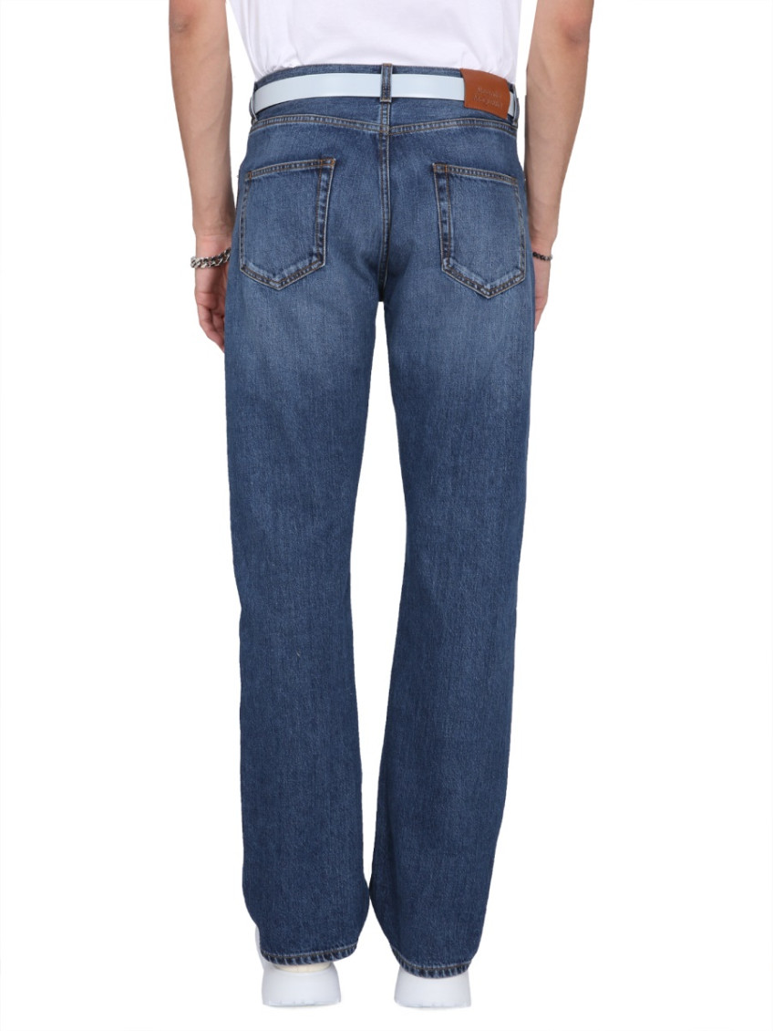 Blue Mid Rise Jeans