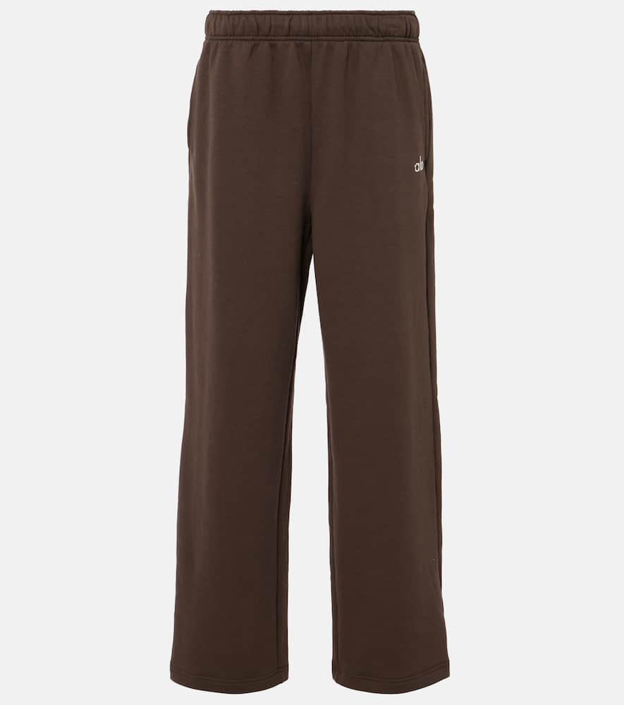 Accolade cotton-blend jersey sweatpants