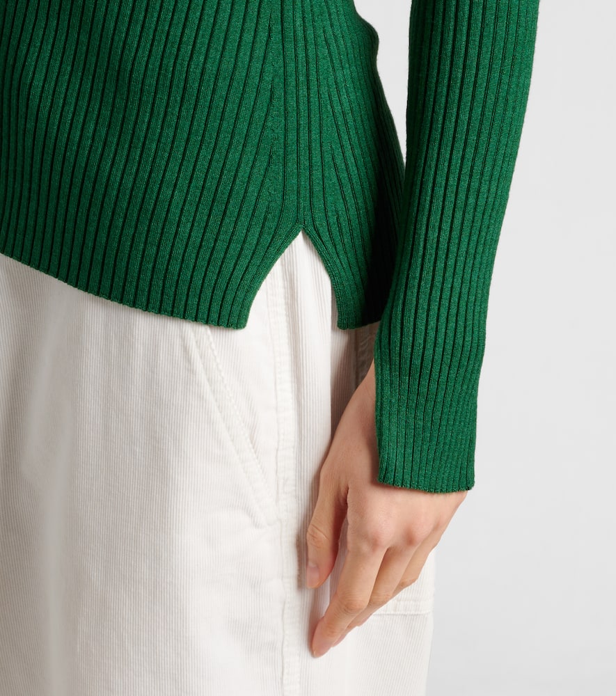 Essential Ease wool and silk-blend cardigan