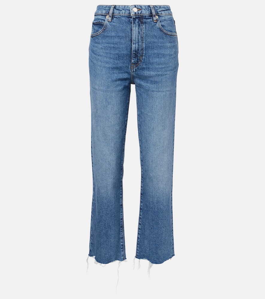 Ruler cropped straight jeans