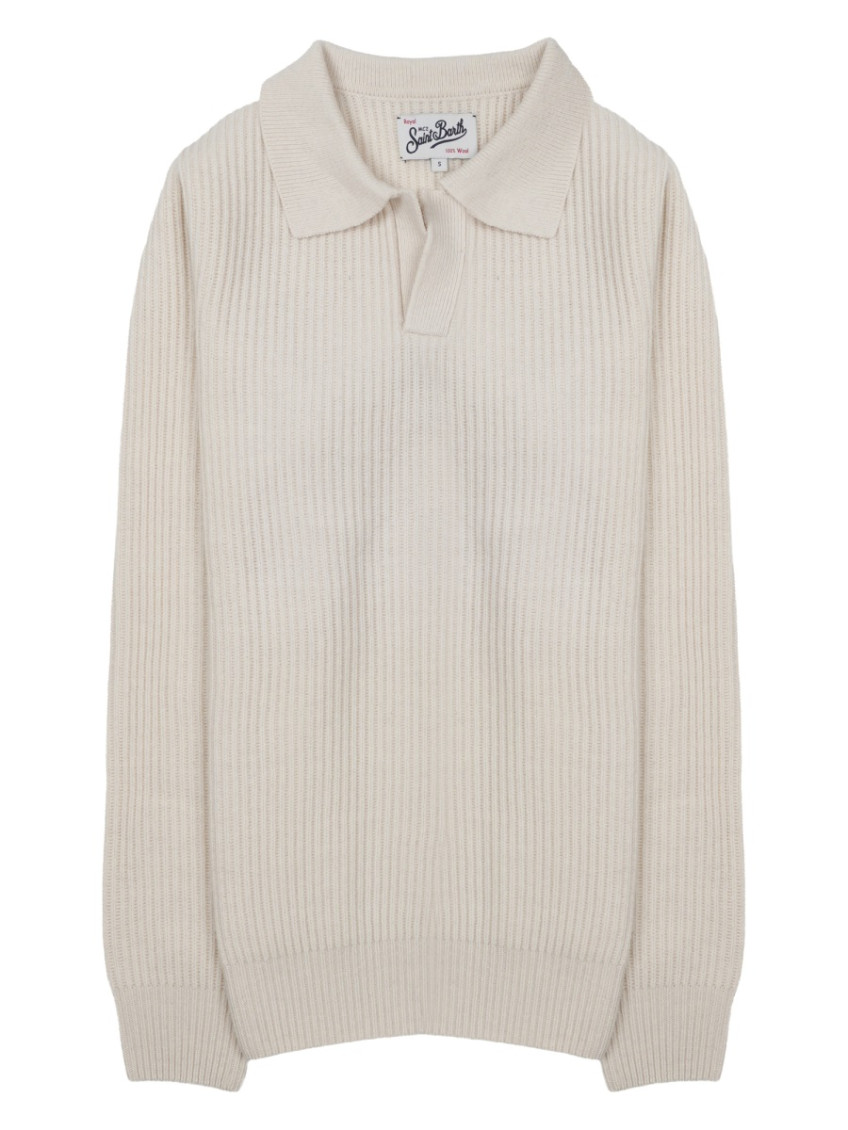 Saint Barth - polo dawning striped long sleeves ribbed