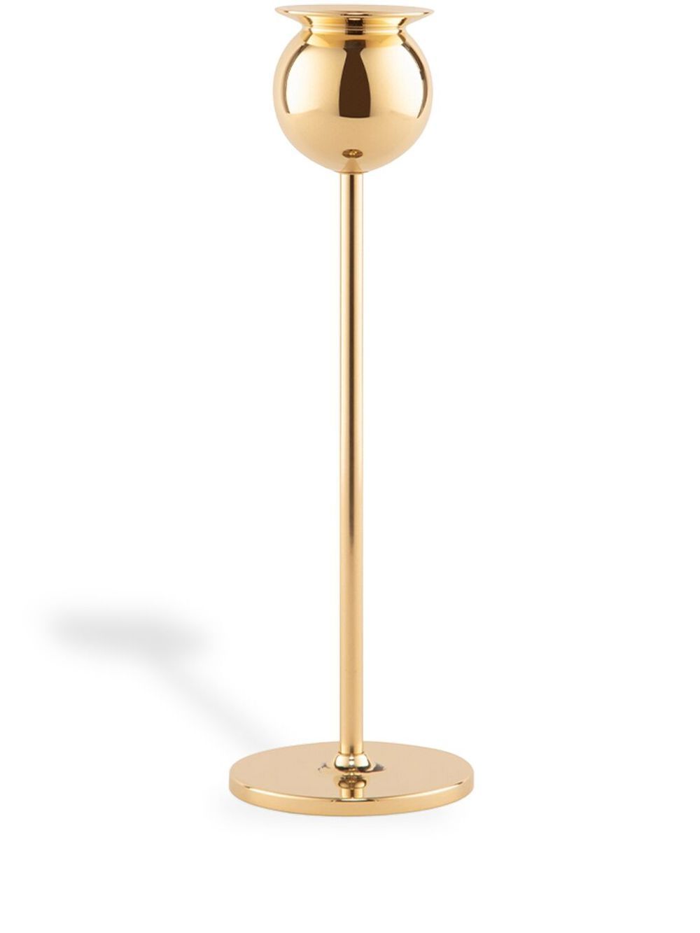 Tulip small candlestick (19cm) - Yellow