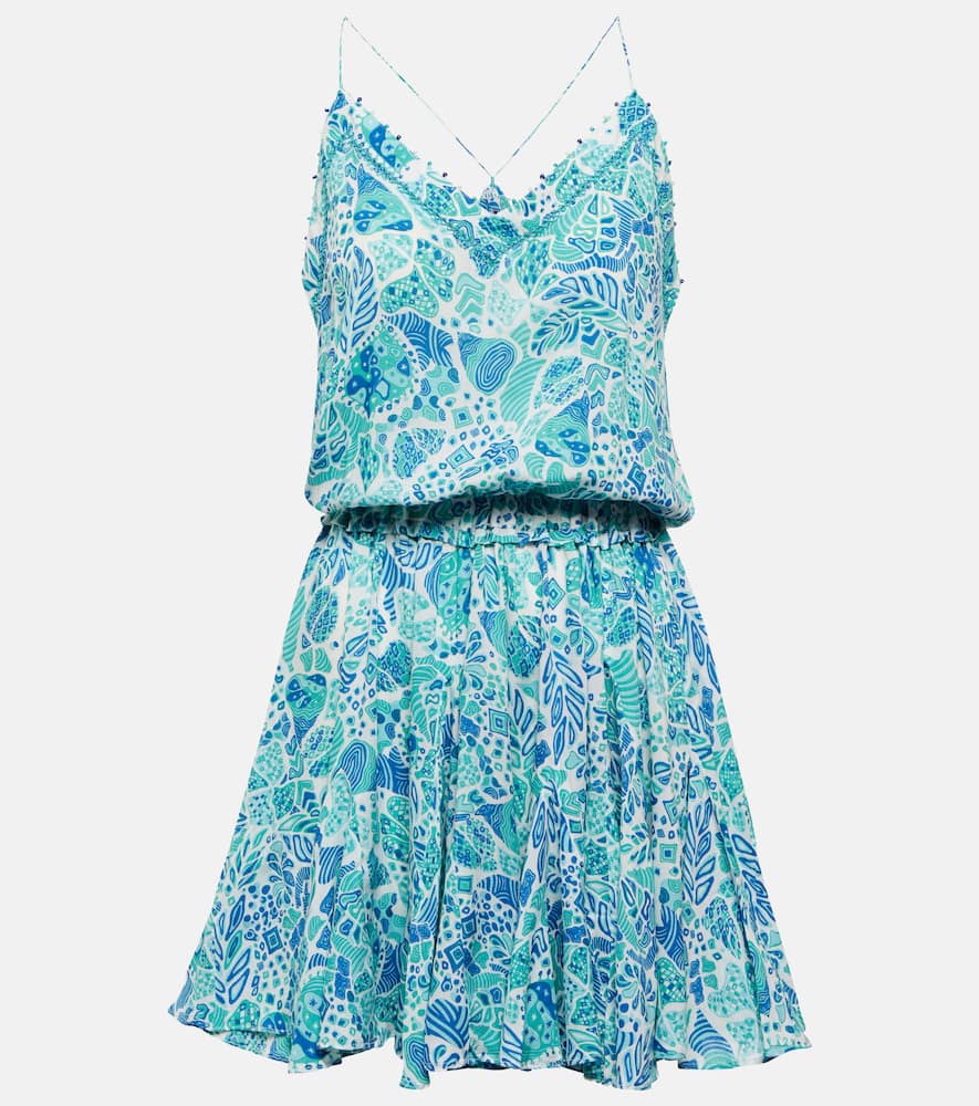 Laurie printed minidress