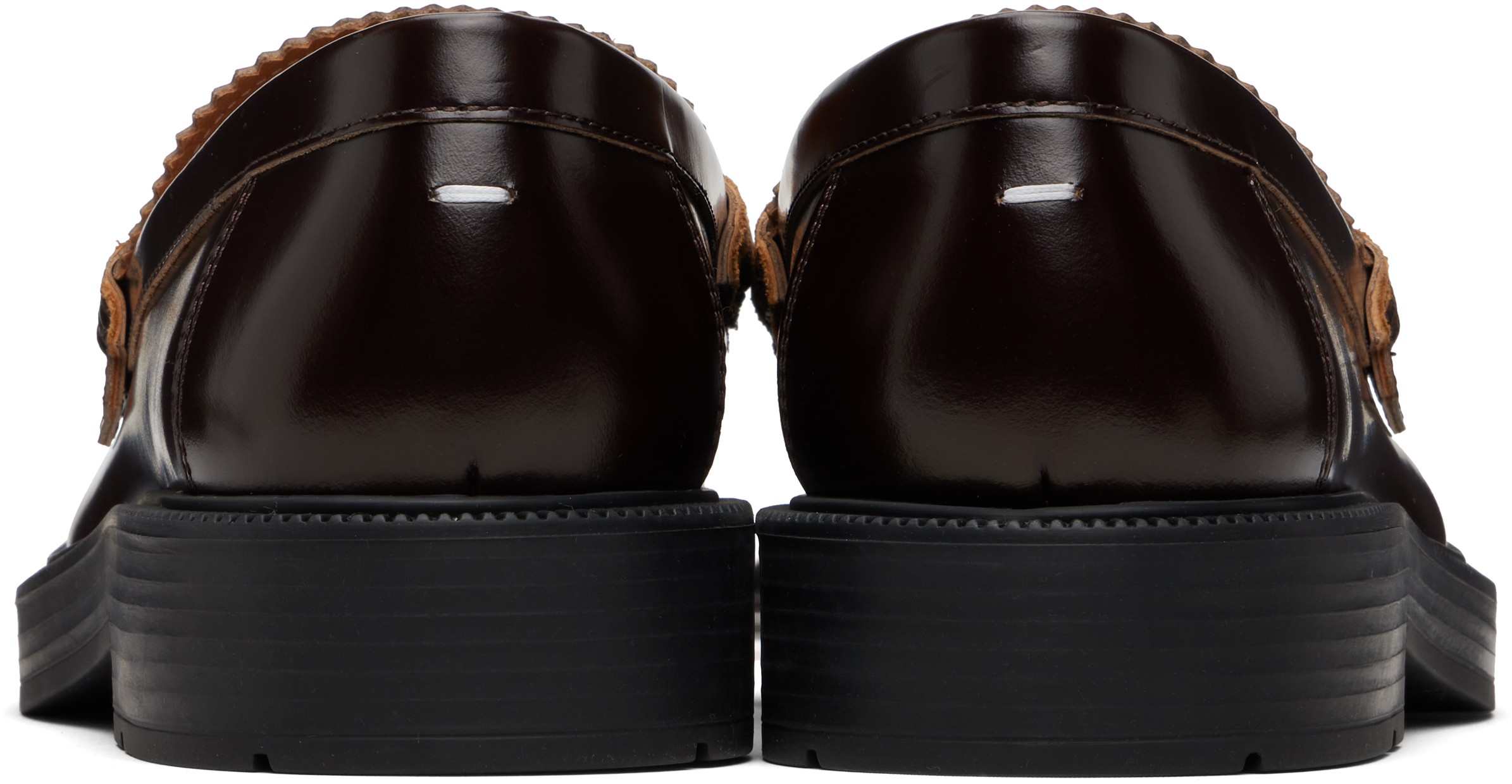 Brown Décortiqué Loafers