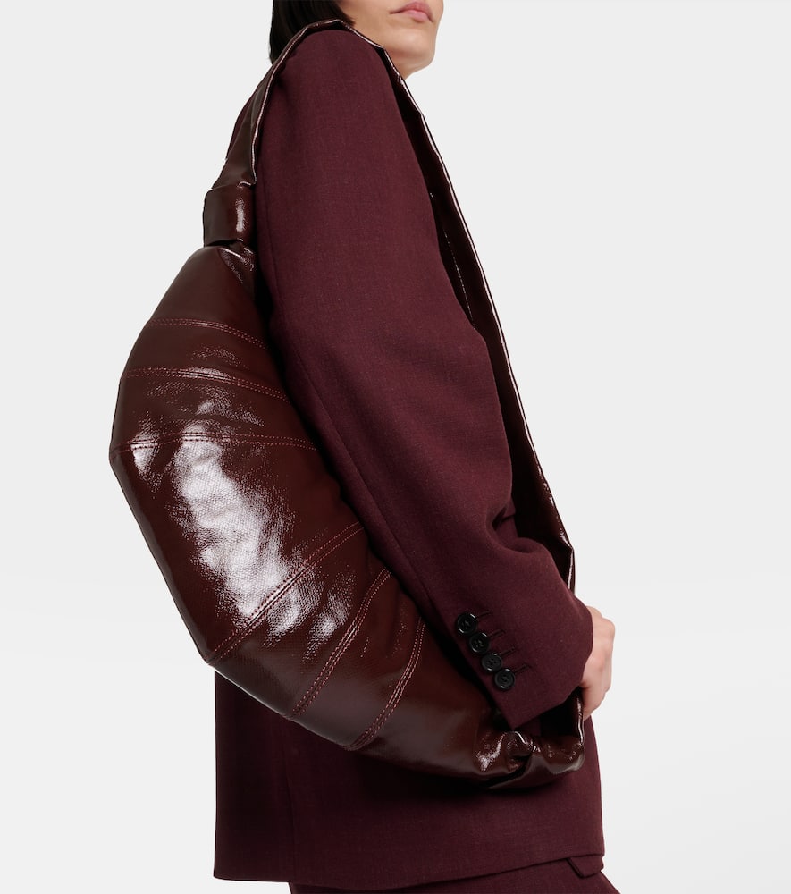 Croissant Medium faux leather shoulder bag