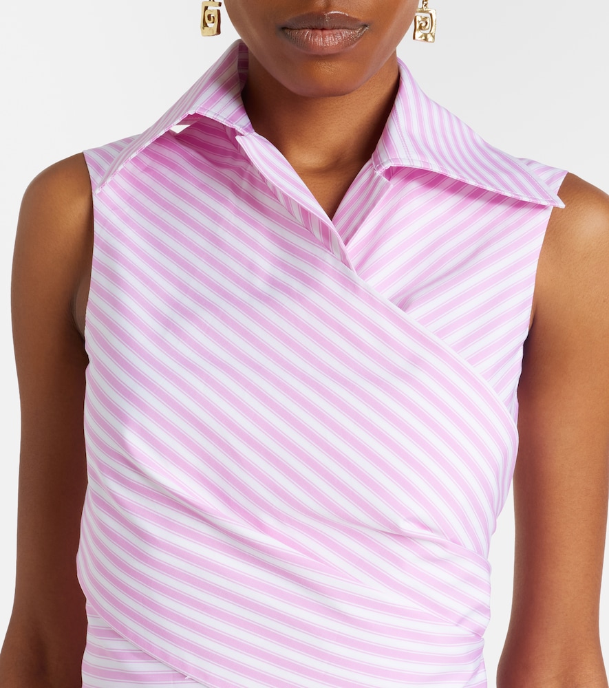 Striped cotton top