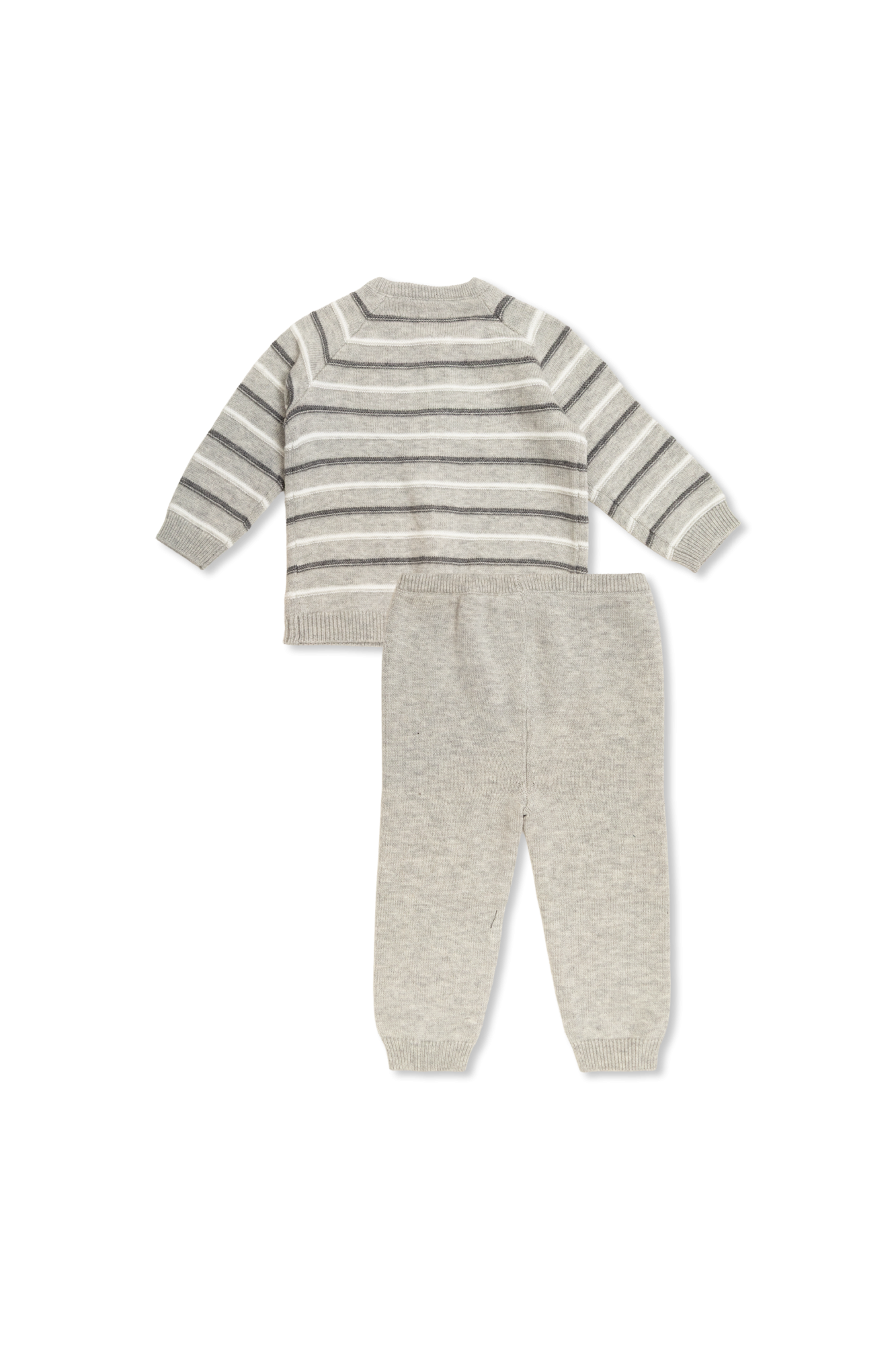"Justio" Set: Cardigan And Trousers, Unisex, Grey
