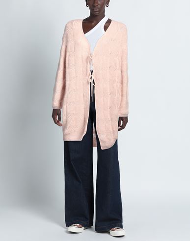 Woman Cardigan Light pink Size S Mohair wool, Polyamide, Wool