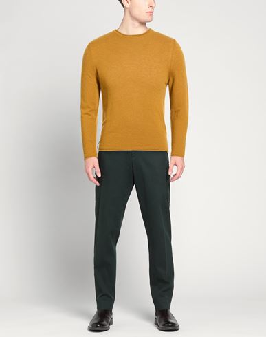 Man Sweater Mustard Size M Wool, Viscose, Nylon, Cashmere