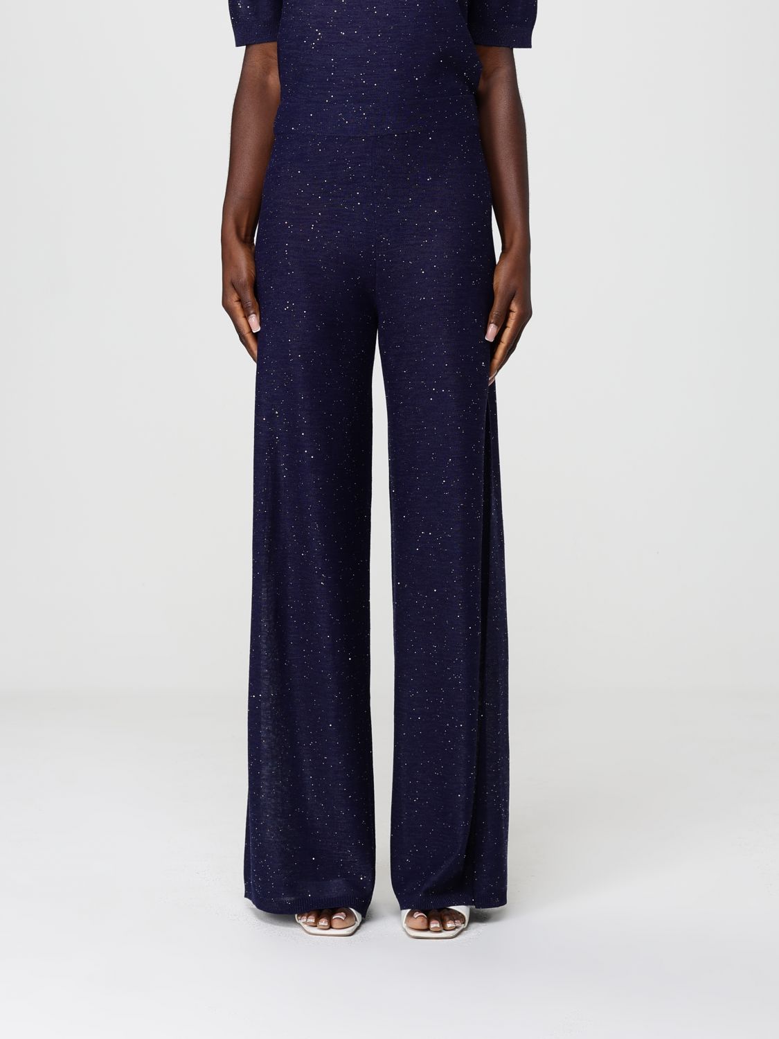 Pants Woman color Blue