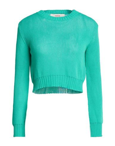 Woman Sweater Turquoise Size XS Cotton