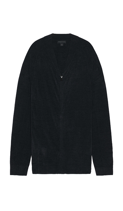 Barefoot Dreams CCUL Zip Front Jacket in Black. L. Also in S, M, XL/1X