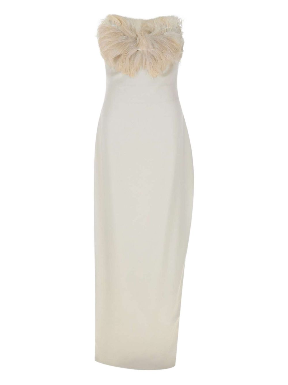 Isabel Sanchis Katsuhiro satin dress - White