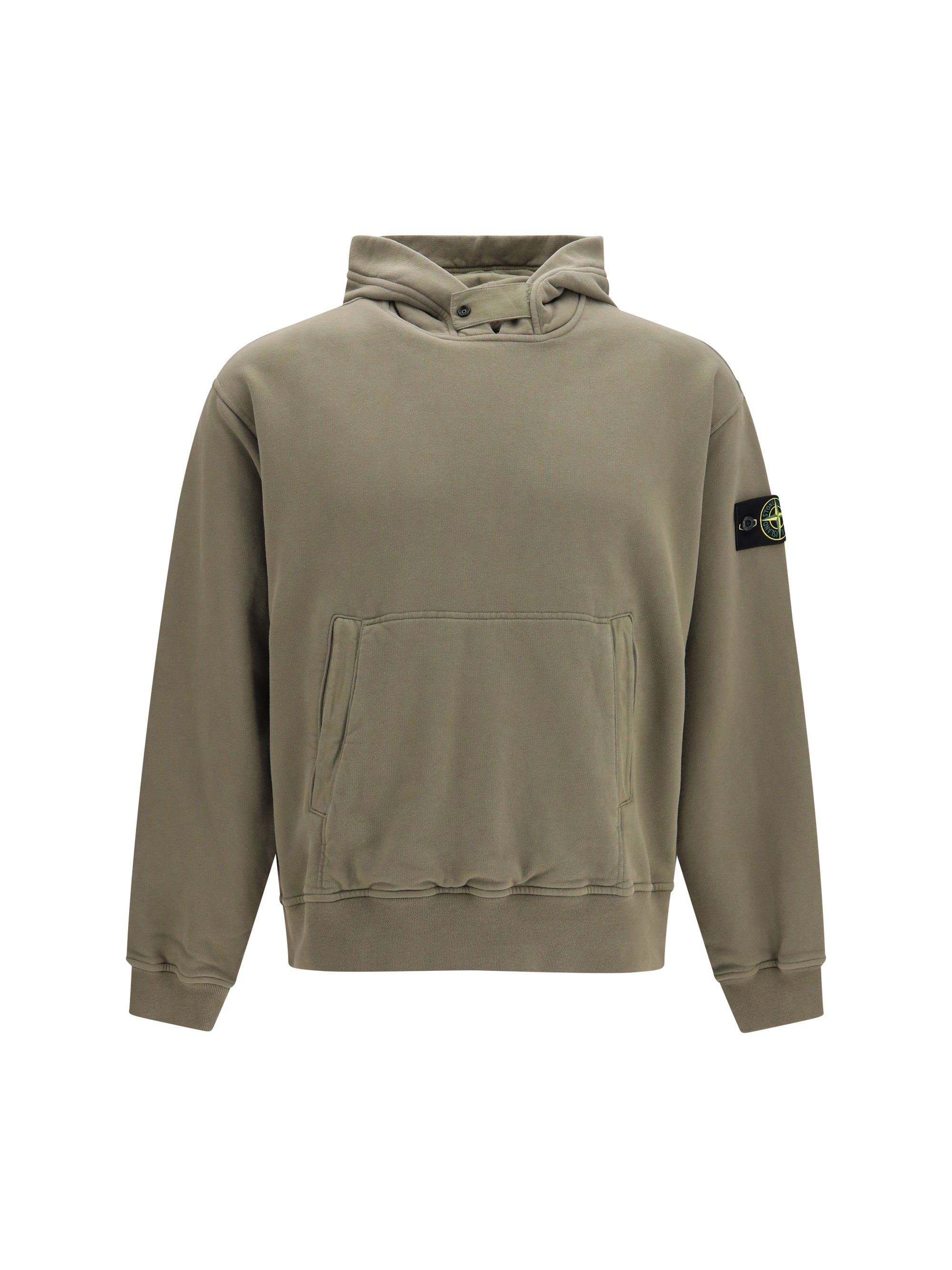 Cotton Hooded Hoodie — Green