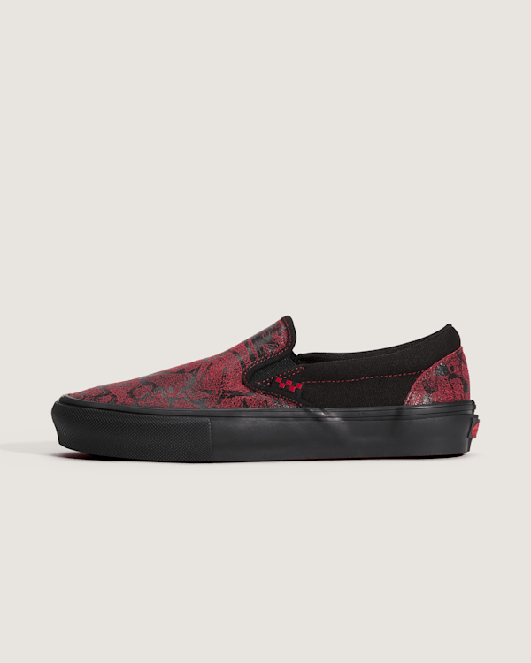 Vans - Skate Slip-On Shoes, Man, Red