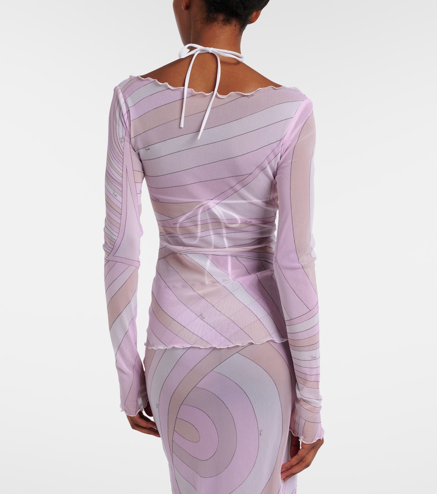 Iride tulle top