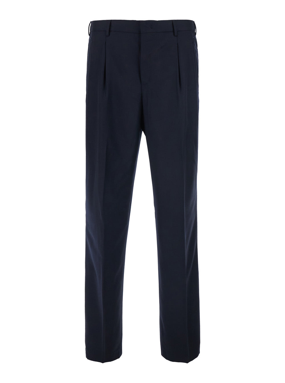 Tech Fabric Trousers — Blue