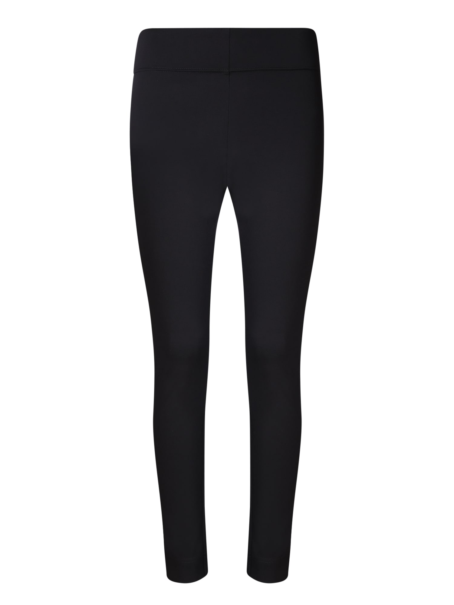 Black Logo print leggings