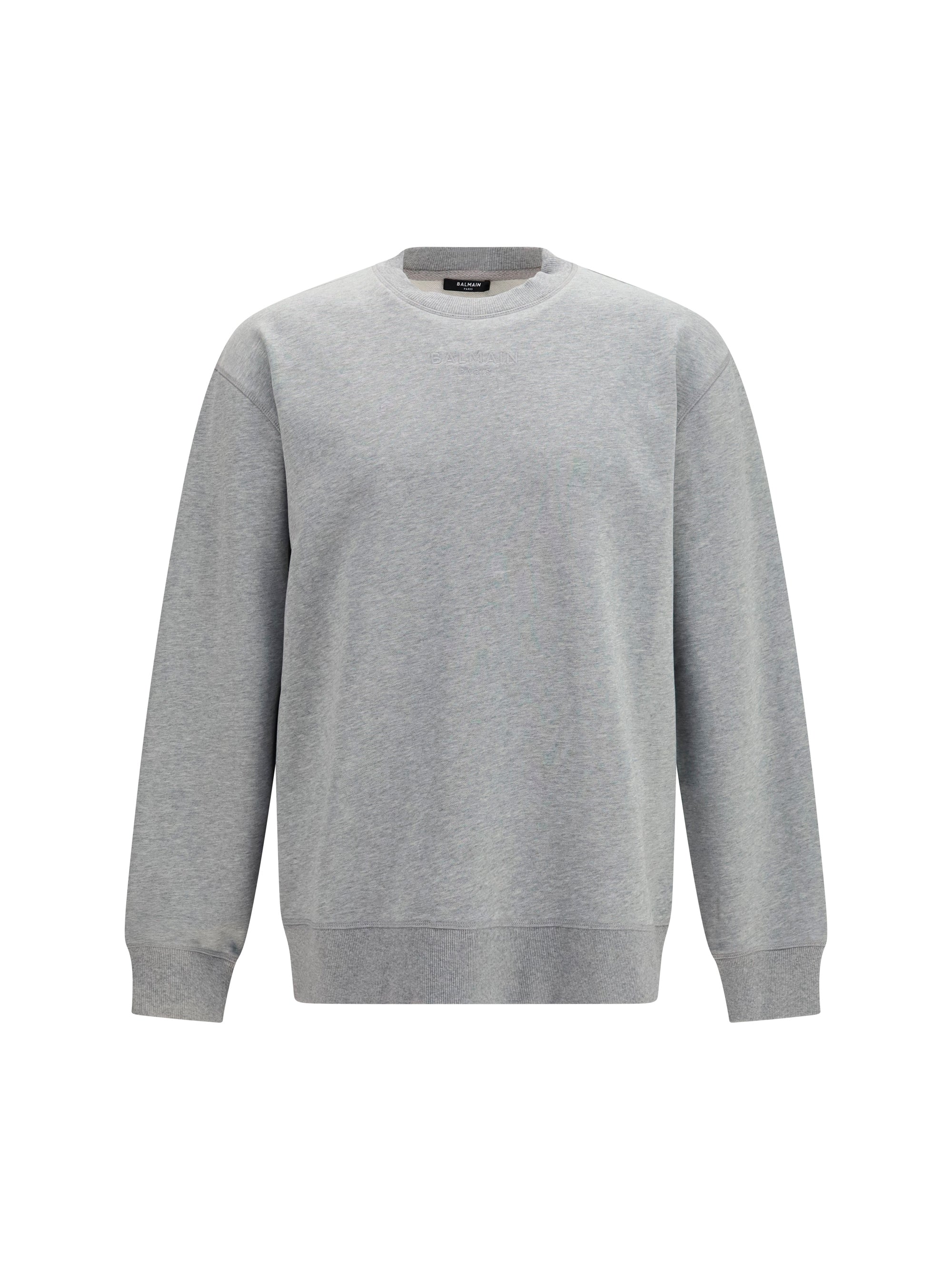 Embroidered Logo Sweatshirt — Gray