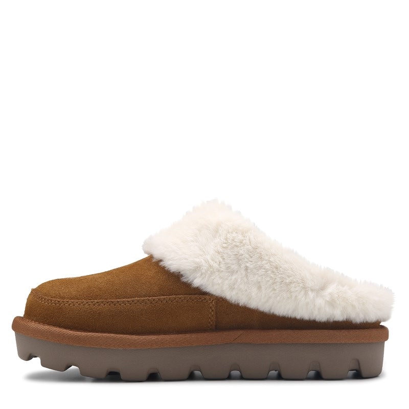 Women's Tizzey Clog Slipper Shoes (Chestnut)