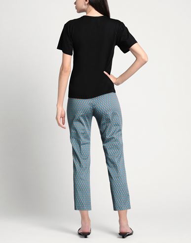 Woman Pants Azure Size 8 Cotton, Elastane
