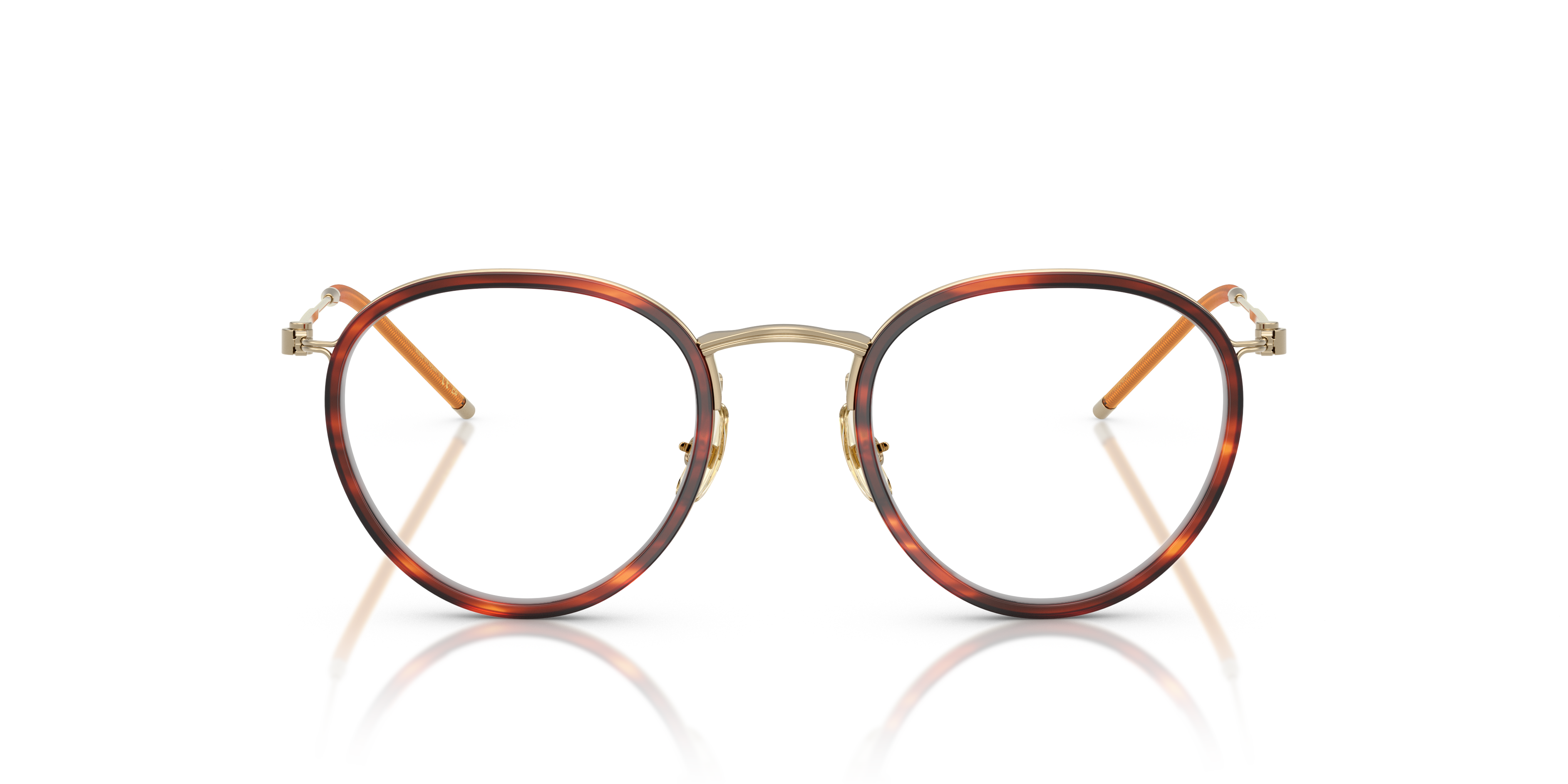 Oliver Peoples Unisex Oliver Peoples OV1360T TK-11 5341 Optische Fassungen Titan Gold Transparent Pantos Norma