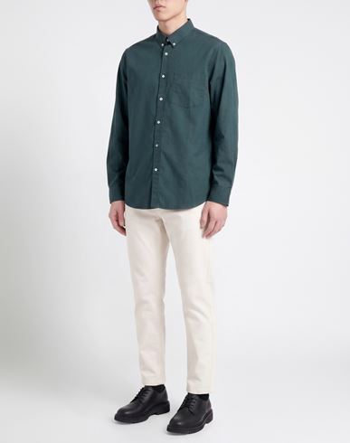 Man Shirt Green Size XL Organic cotton
