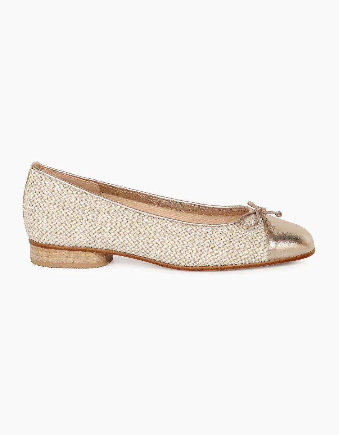 Gabor Women's Dulford Womens Ballet Pumps - Gold