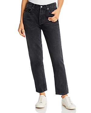 Fen High Rise Straight Leg Jeans in Shambles