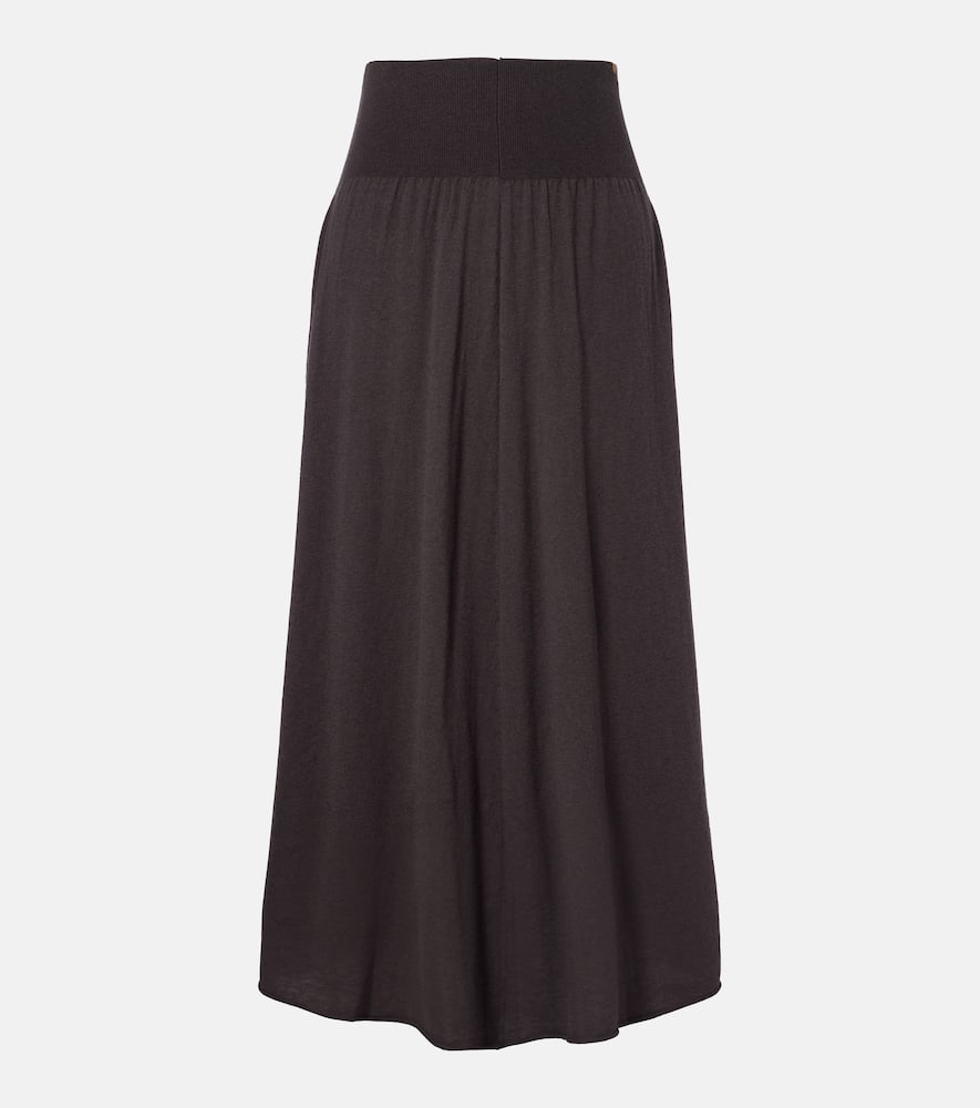N°470 Seduce wool and cashmere midi skirt