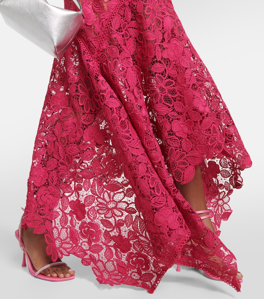 Kalissa guipure lace gown