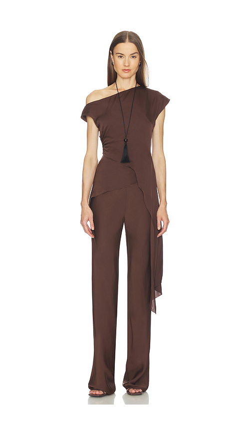 SRG Selena Silk Top in Oxblood - Burgundy. XXS also in L, M, S
