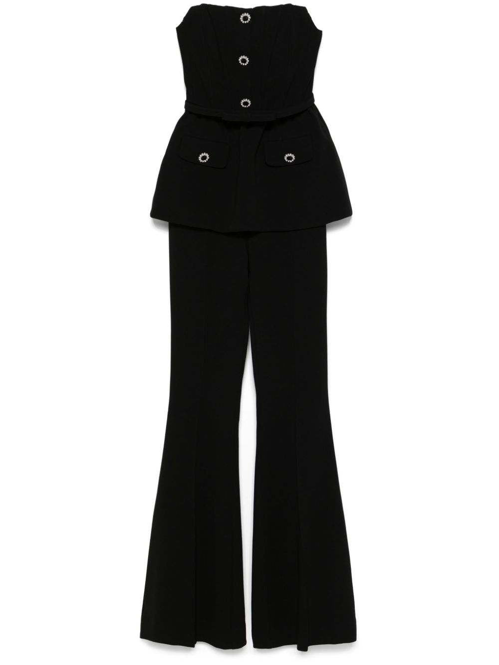 Crepe jumpsuit - Black