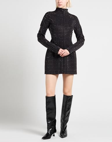 Woman Mini dress Black Size XS Polyamide, Elastane