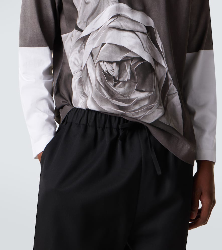 Printed cotton jersey T-shirt