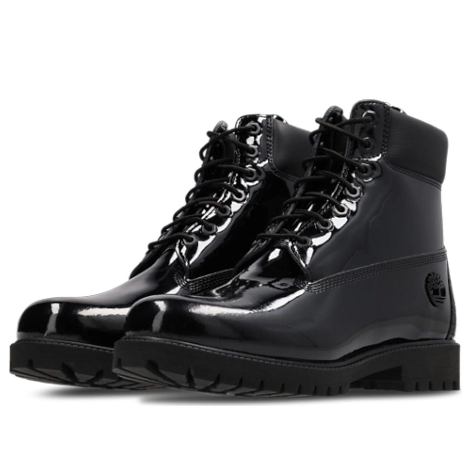 6 Inch Premium Waterproof Patent Boots 'Black'