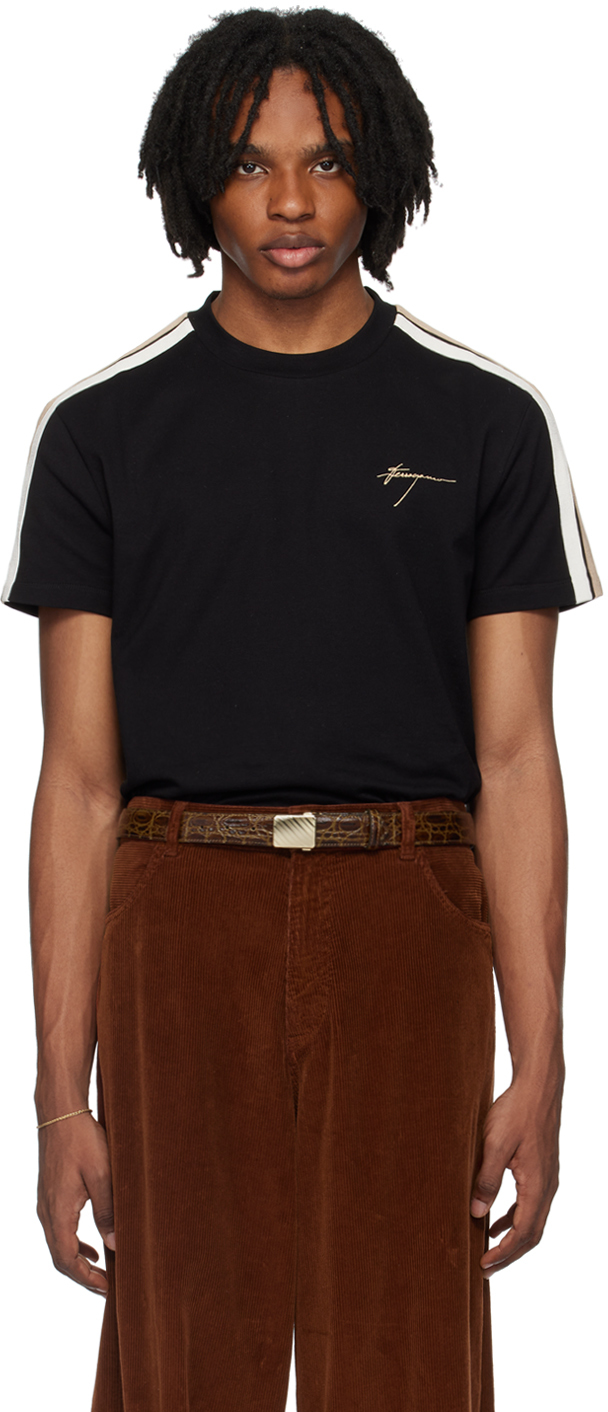 Ferragamo Black Sporty T-Shirt