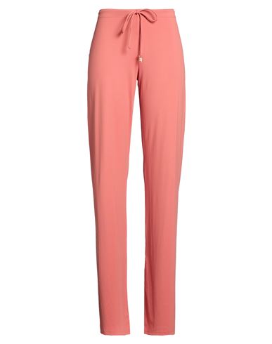 Woman Pants Tan Size L Polyamide, Elastane