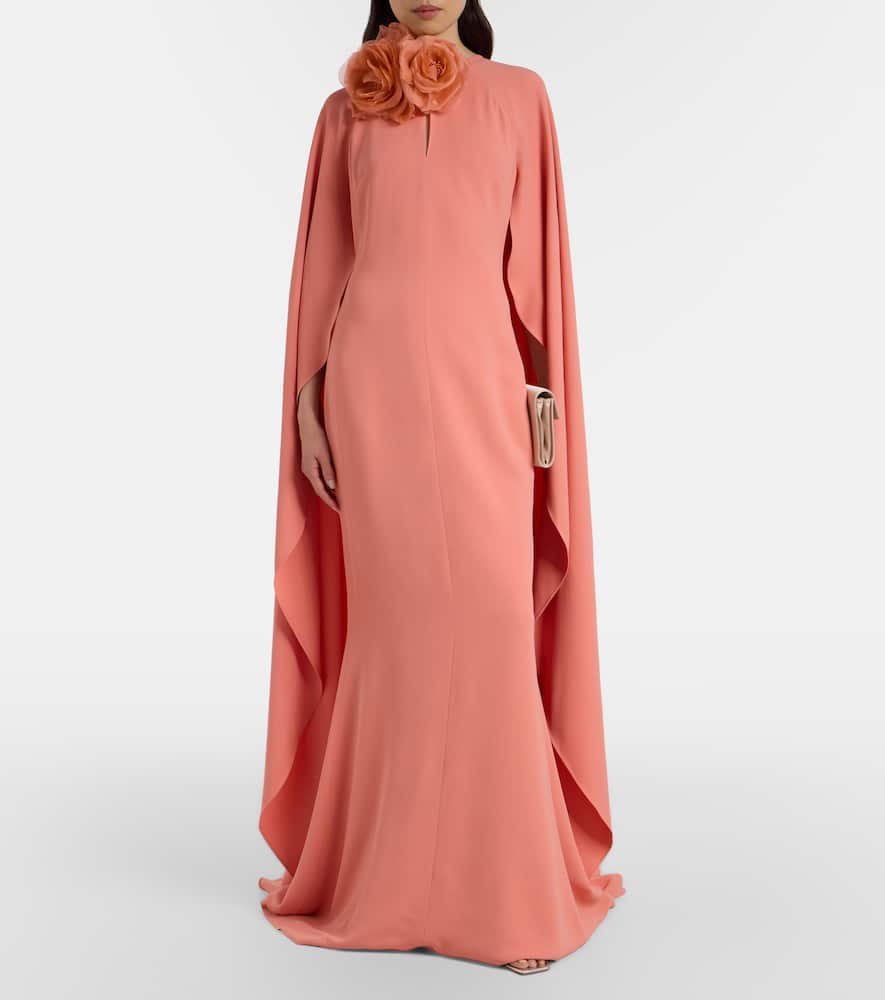 Caped gown