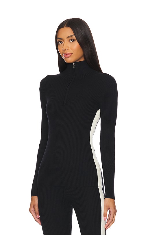Varley Demi 2.0 Half Zip Knit in Black.  XL. Also in