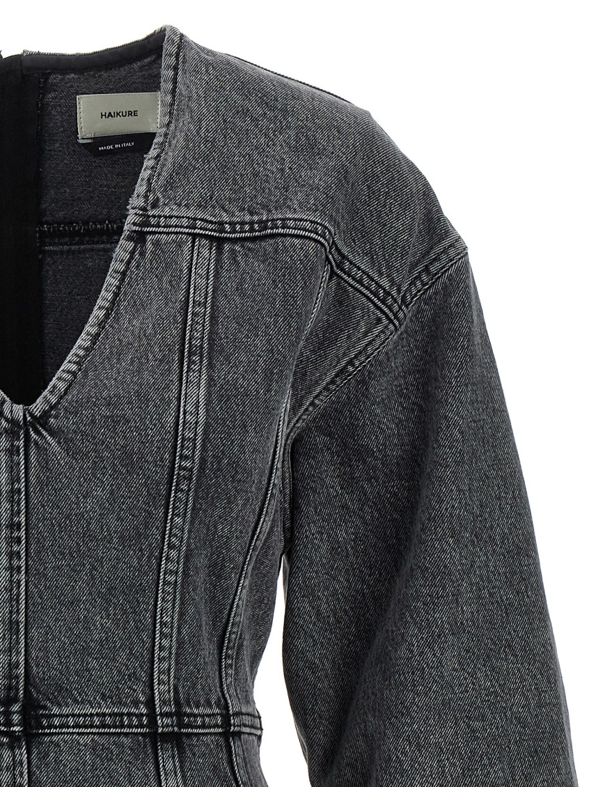 Denim Dress Dresses Gray