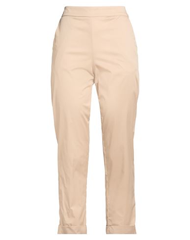 Woman Pants Beige Size 4 Cotton, Nylon, Elastane