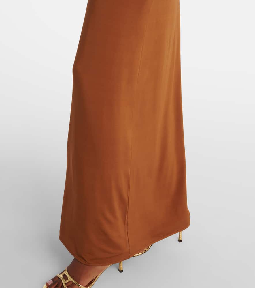 Jersey maxi dress