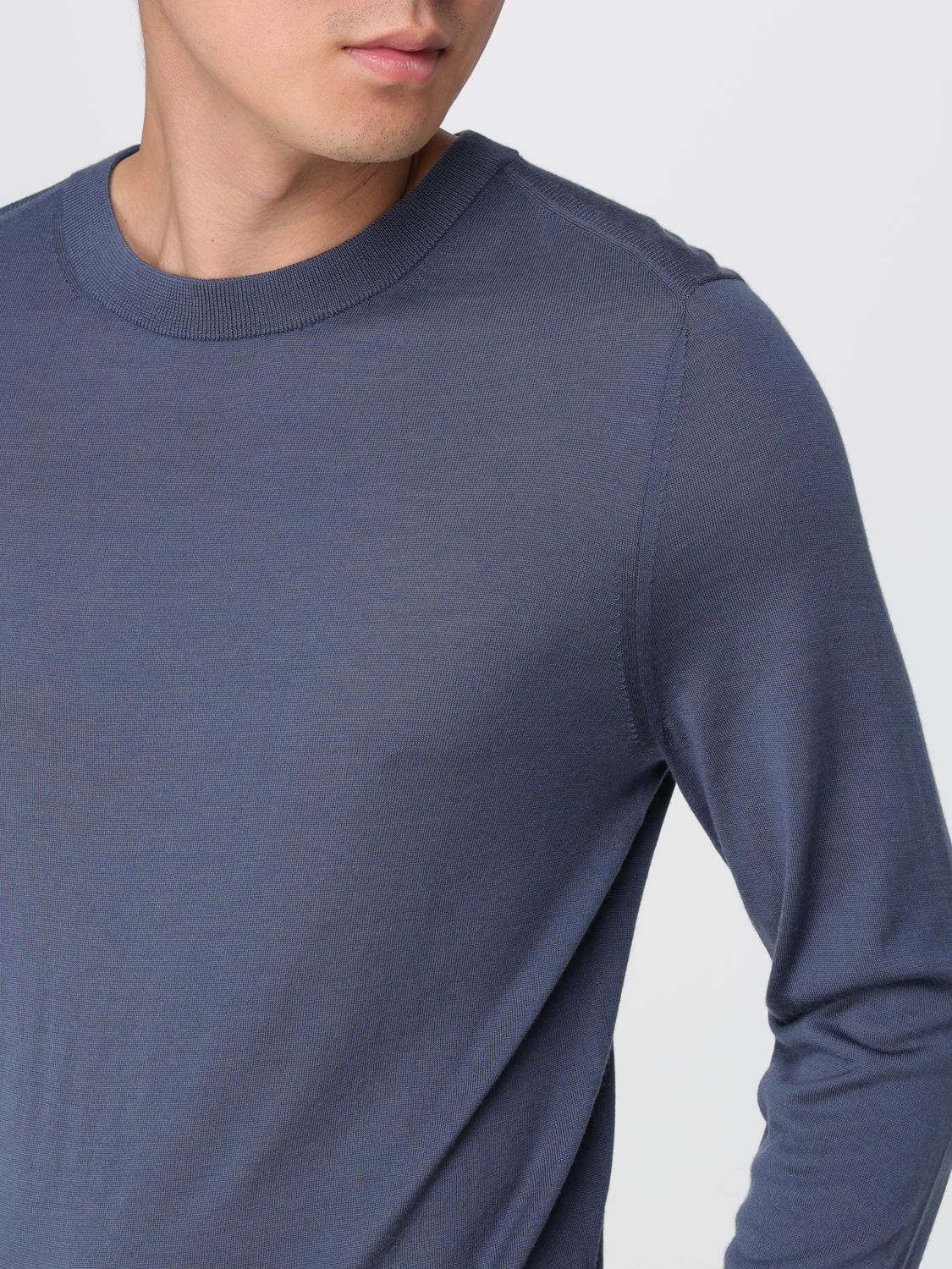 Sweater Men color Gnawed Blue