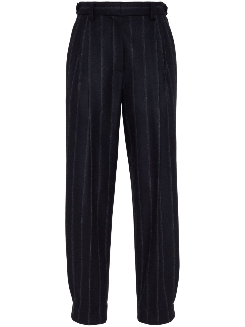 Striped tailored trousers - Blue
