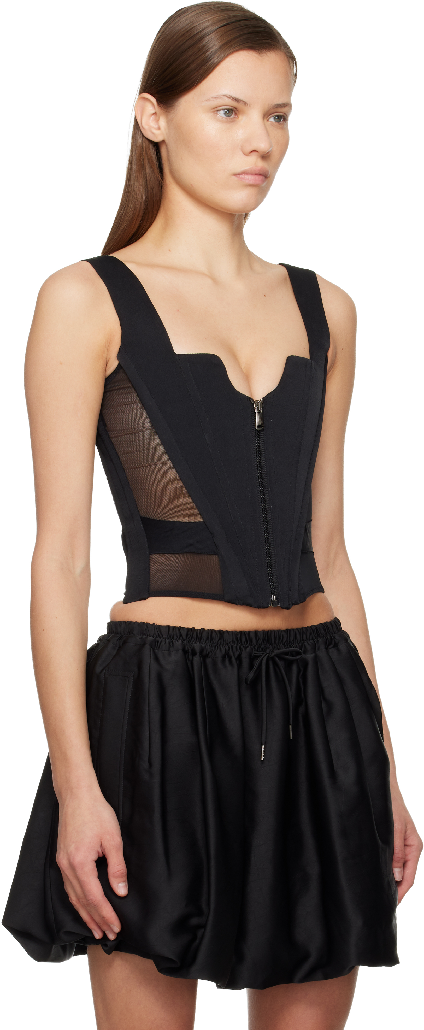 Black Juliet Corset Top