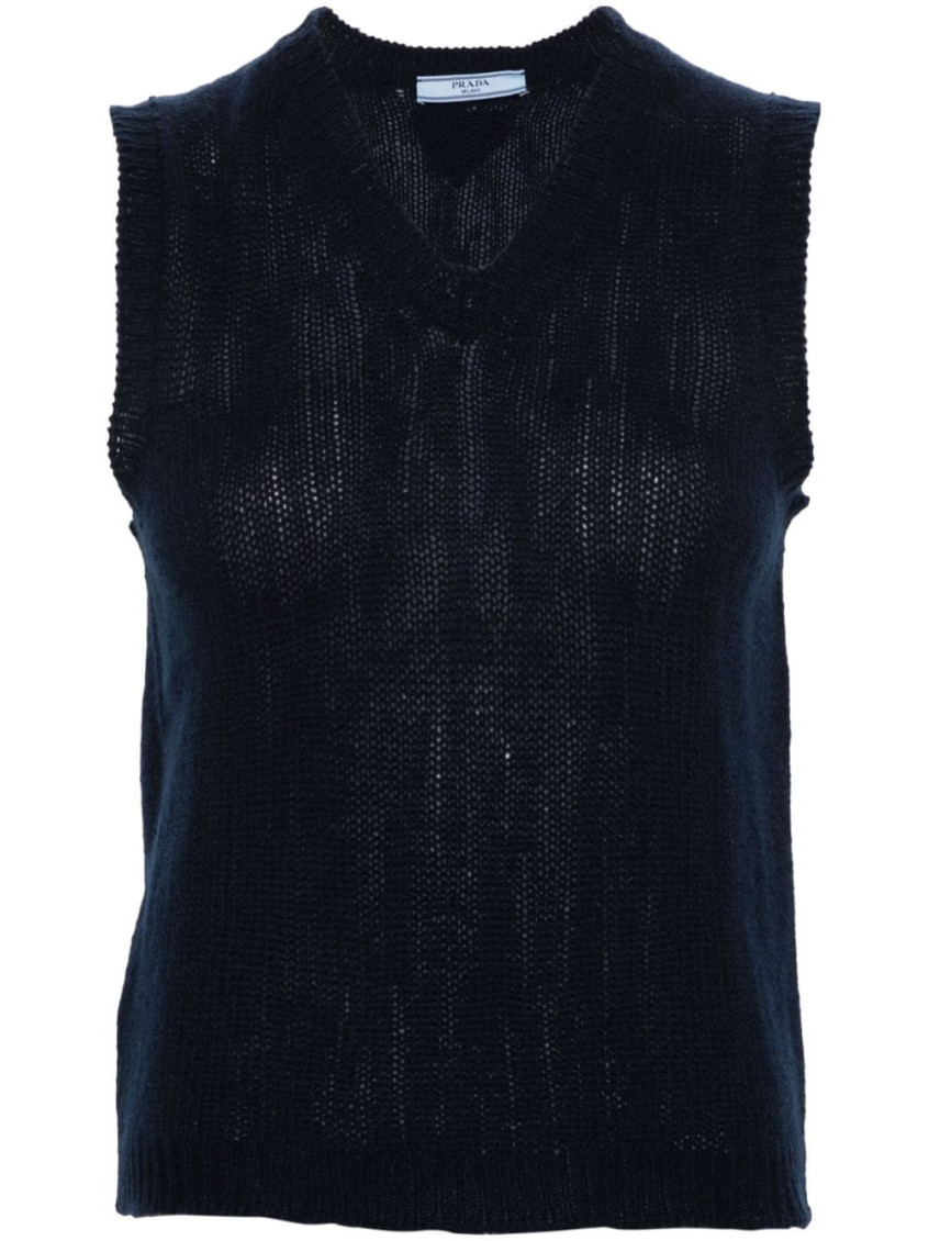 V-neck Knitted Vest