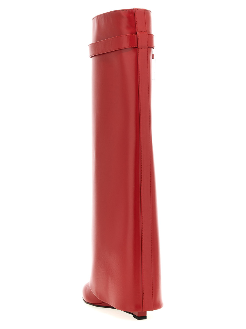 Red Shark Lock Boots