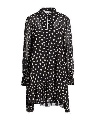 Woman Mini dress Black Size 10 Polyester