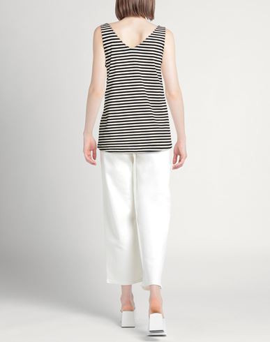 Woman Top Beige Size 8 Silk, Elastane, Cotton
